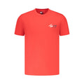 Tommy Hilfiger Red Cotton Mens T-Shirt Tommy Hilfiger
