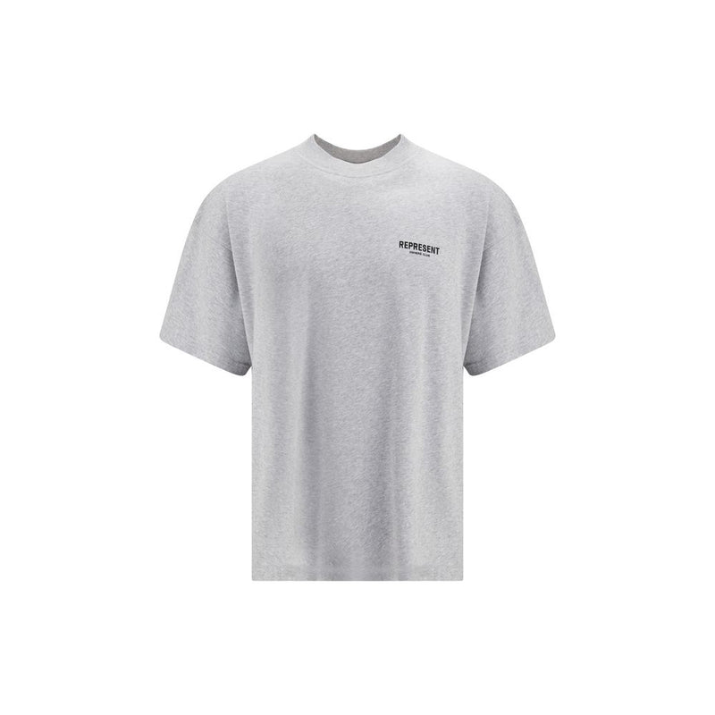 Represent Gray Cotton T-Shirt Represent