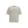 Represent White Cotton T-Shirt Represent