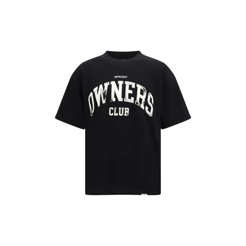 Represent Black Cotton T-Shirt Represent