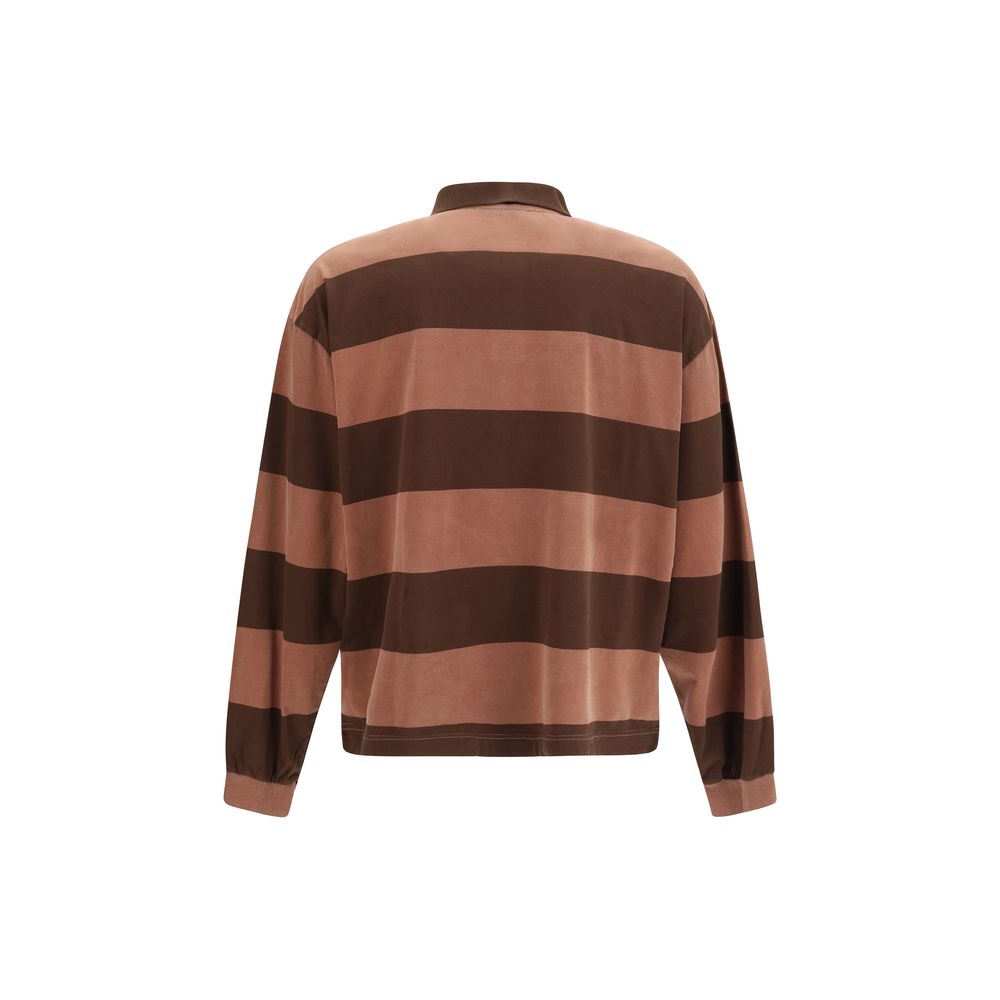Represent Brown Cotton Polo Shirt Represent