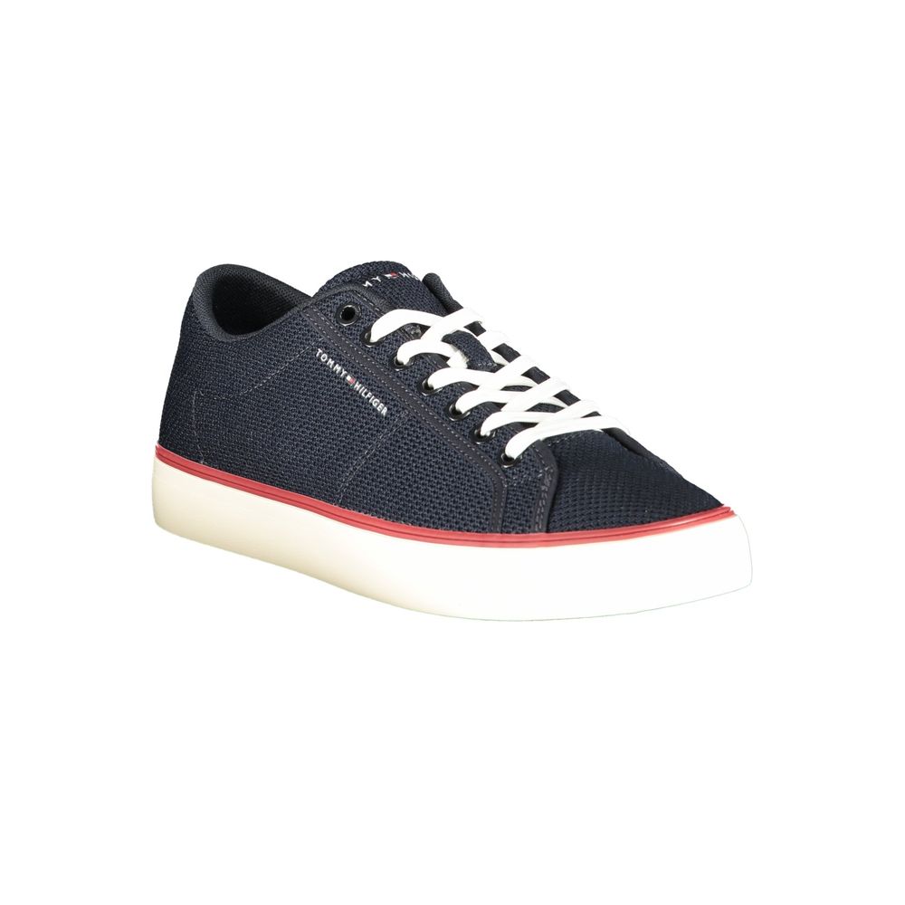 Tommy Hilfiger Blue Polyester Men's Sneaker Tommy Hilfiger