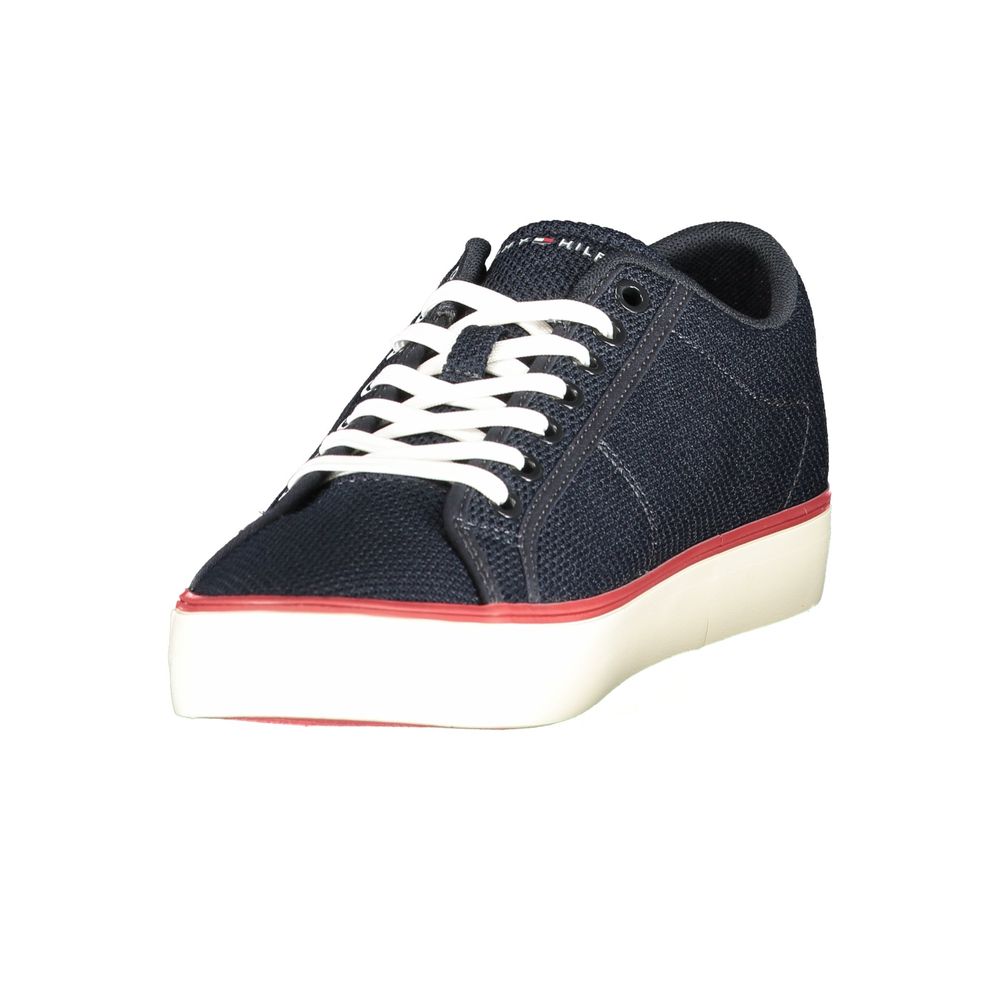 Tommy Hilfiger Blue Polyester Men's Sneaker Tommy Hilfiger