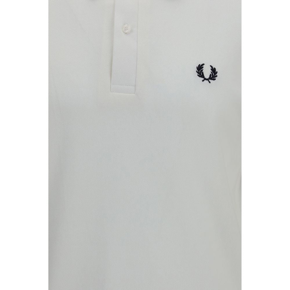 Fred Perry White Cotton Polo Shirt Fred Perry
