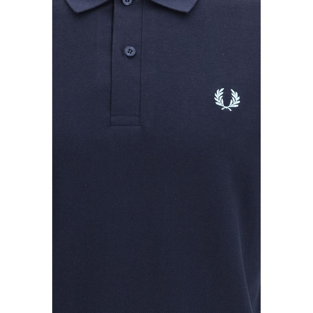 Fred Perry Blue Cotton Polo Shirt Fred Perry