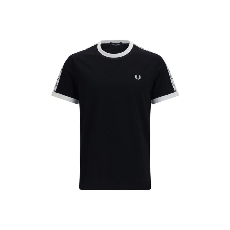 Fred Perry Black Cotton T-Shirt Fred Perry