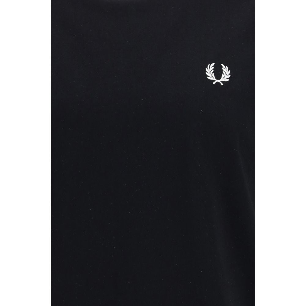 Fred Perry Black Cotton T-Shirt Fred Perry