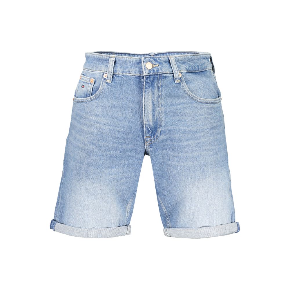 Tommy Hilfiger Light Blue Cotton Blend Chino Shorts