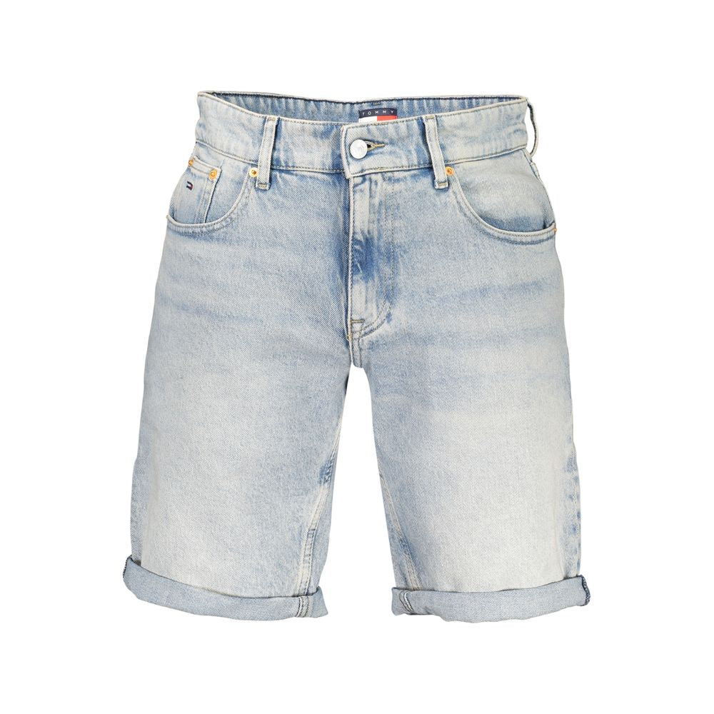 Tommy Hilfiger Light Blue Cotton Chino Shorts