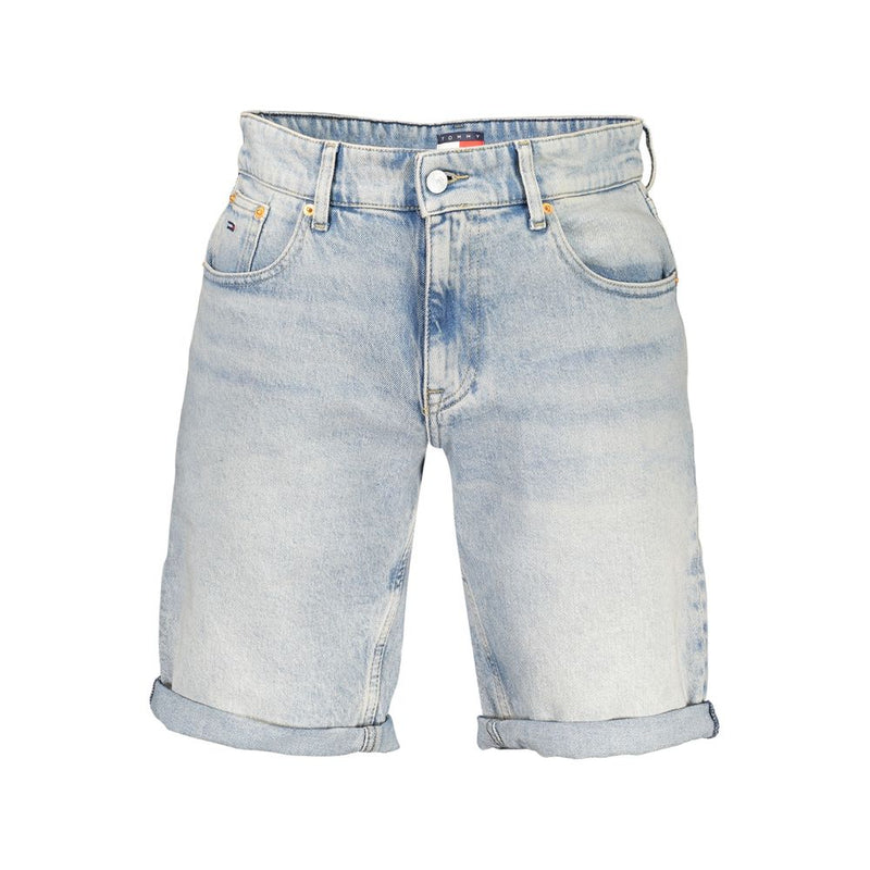 Tommy Hilfiger Light Blue Cotton Chino Shorts