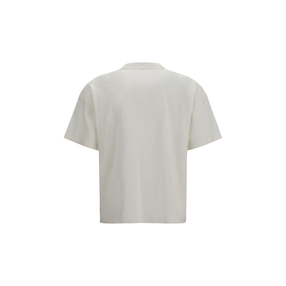 Represent White Cotton T-Shirt Represent