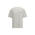 Represent White Cotton T-Shirt Represent