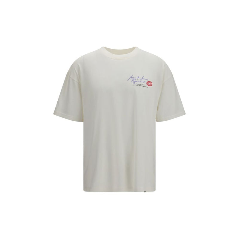 Represent White Cotton T-Shirt Represent