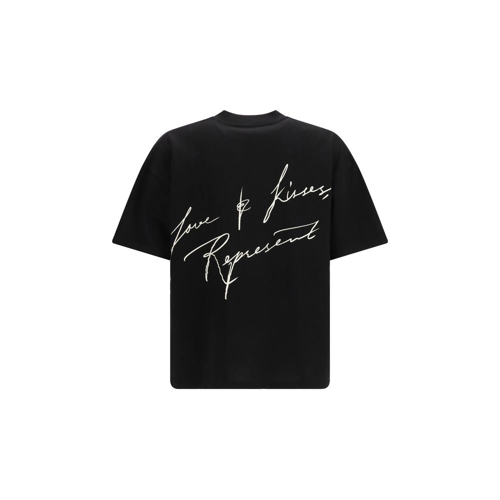 Represent Black Cotton T-Shirt Represent