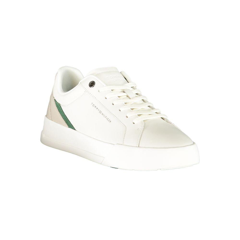 Tommy Hilfiger Bianco Polyurethane Uomo Sneaker Tommy Hilfiger
