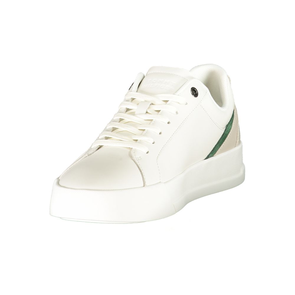 Tommy Hilfiger Bianco Polyurethane Uomo Sneaker Tommy Hilfiger