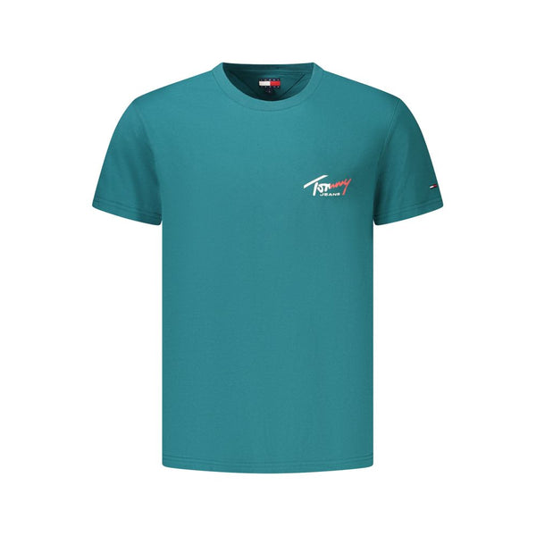 Tommy Hilfiger Verde Cotton Men's T-Shirt Tommy Hilfiger