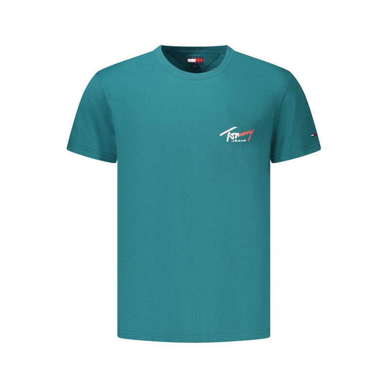 Tommy Hilfiger Verde Cotton Men's T-Shirt Tommy Hilfiger