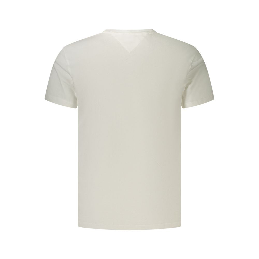 Tommy Hilfiger White Cotton Men's T-Shirt Tommy Hilfiger