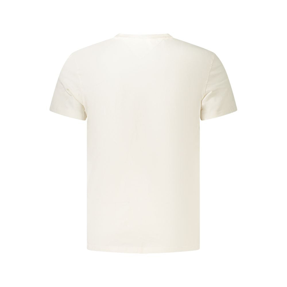 Tommy Hilfiger Bianco Cotton Mens T-Shirt Tommy Hilfiger