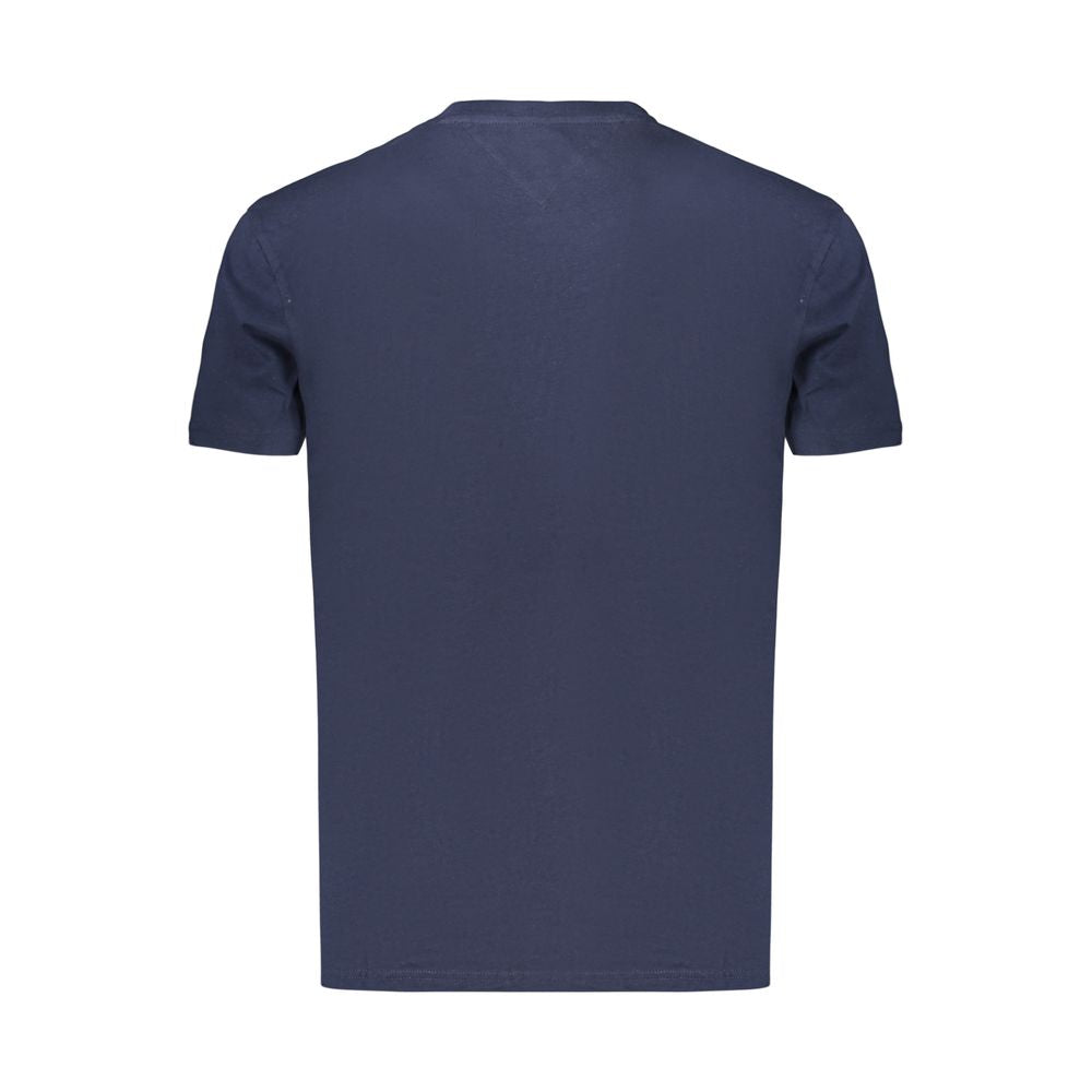 Tommy Hilfiger Blu Cotton Mens T-Shirt Tommy Hilfiger