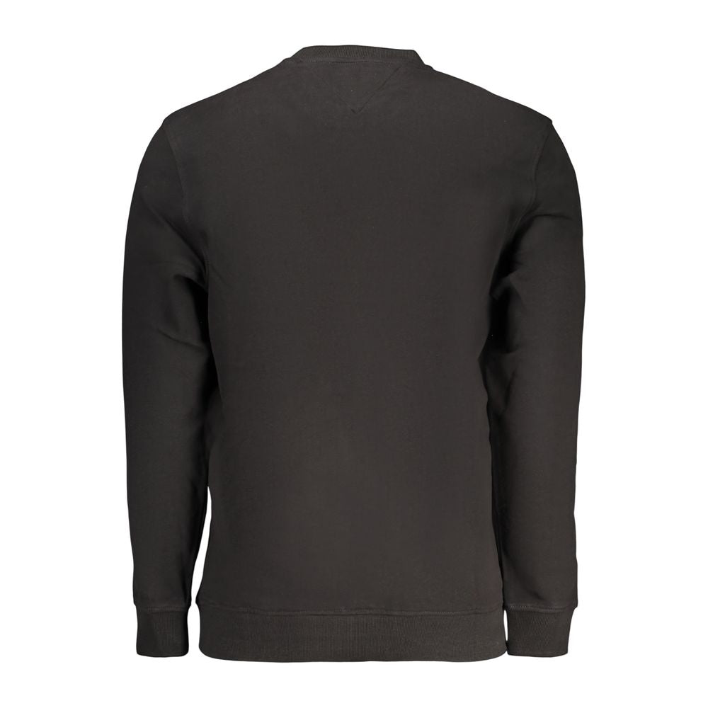 Tommy Hilfiger Black Cotton Men's Sweatshirt Tommy Hilfiger