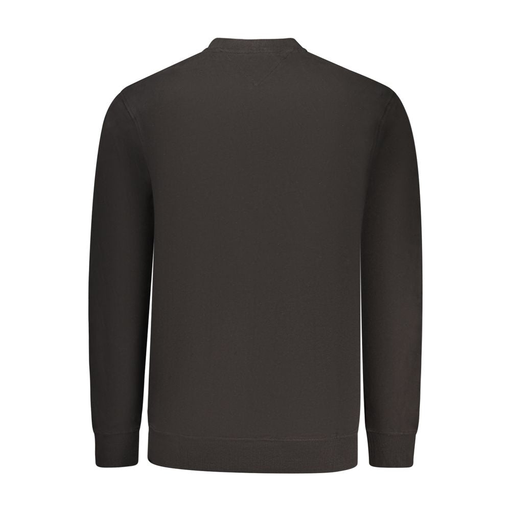 Tommy Hilfiger Black Cotton Men's Sweatshirt Tommy Hilfiger
