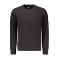 Tommy Hilfiger Black Cotton Men's Sweater Tommy Hilfiger