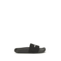 Fred Perry Black Rubber Sandals Fred Perry