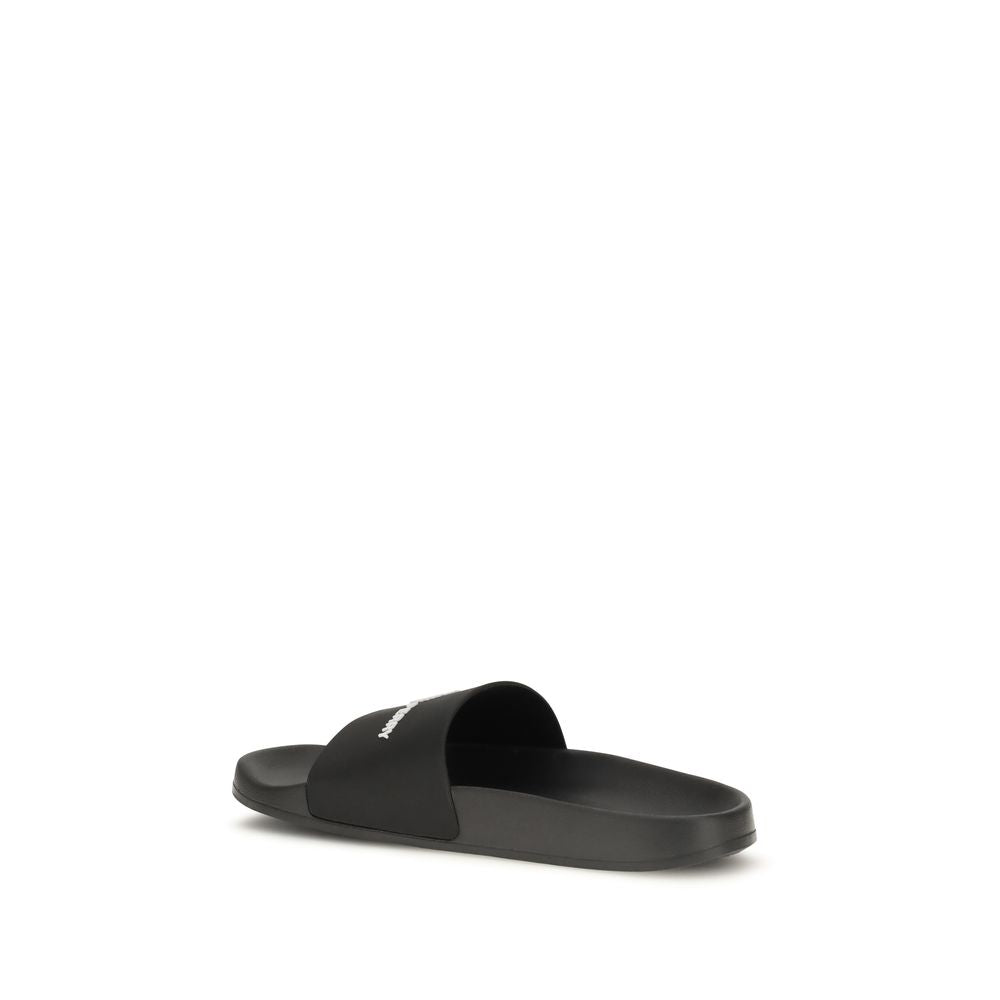 Fred Perry Black Rubber Sandals Fred Perry
