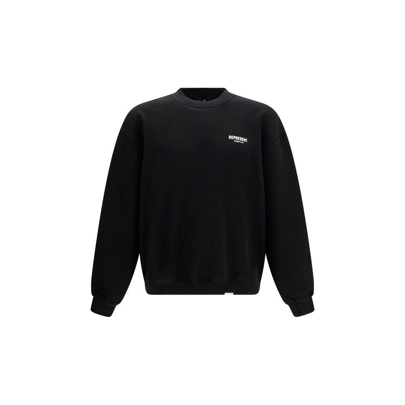 Represent Black Cotton Sweatshirt Represent