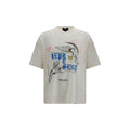 Represent Beige Cotton T-Shirt Represent