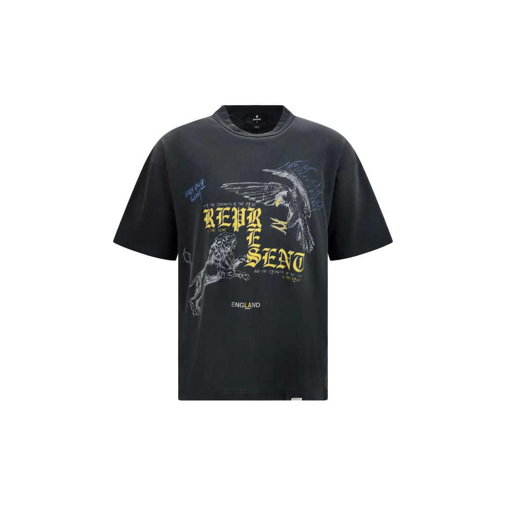 Represent Black Cotton T-Shirt Represent