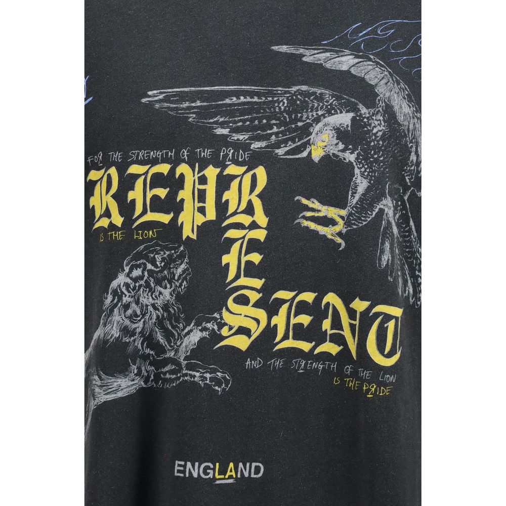 Represent Black Cotton T-Shirt Represent
