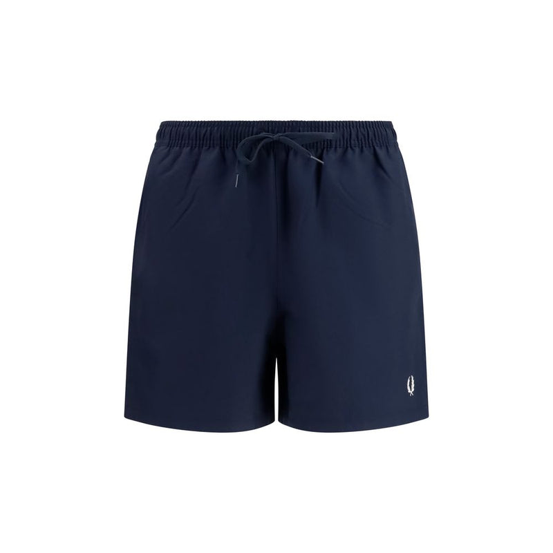 Fred Perry Blue Recycled Polyester Clothing Fred Perry