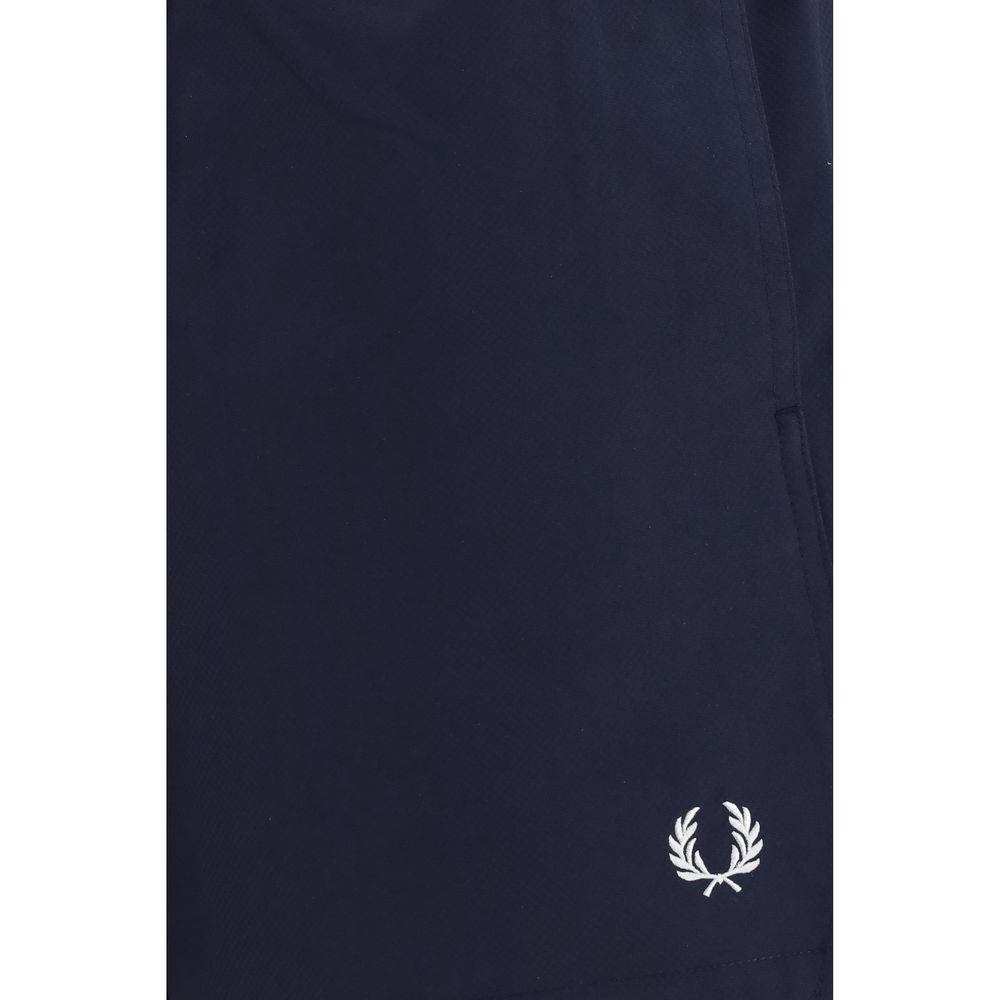 Fred Perry Blue Recycled Polyester Clothing Fred Perry