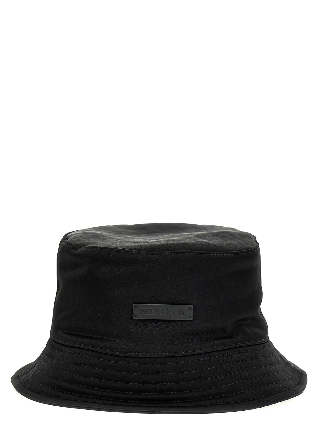 Fear Of God Black Polyamide Bucket Hat Fear Of God