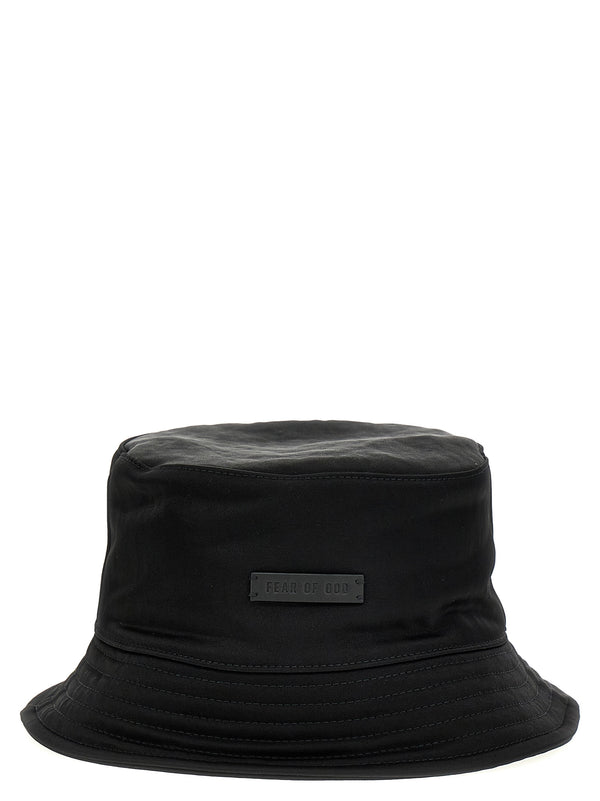 Fear Of God Black Polyamide Bucket Hat Fear Of God