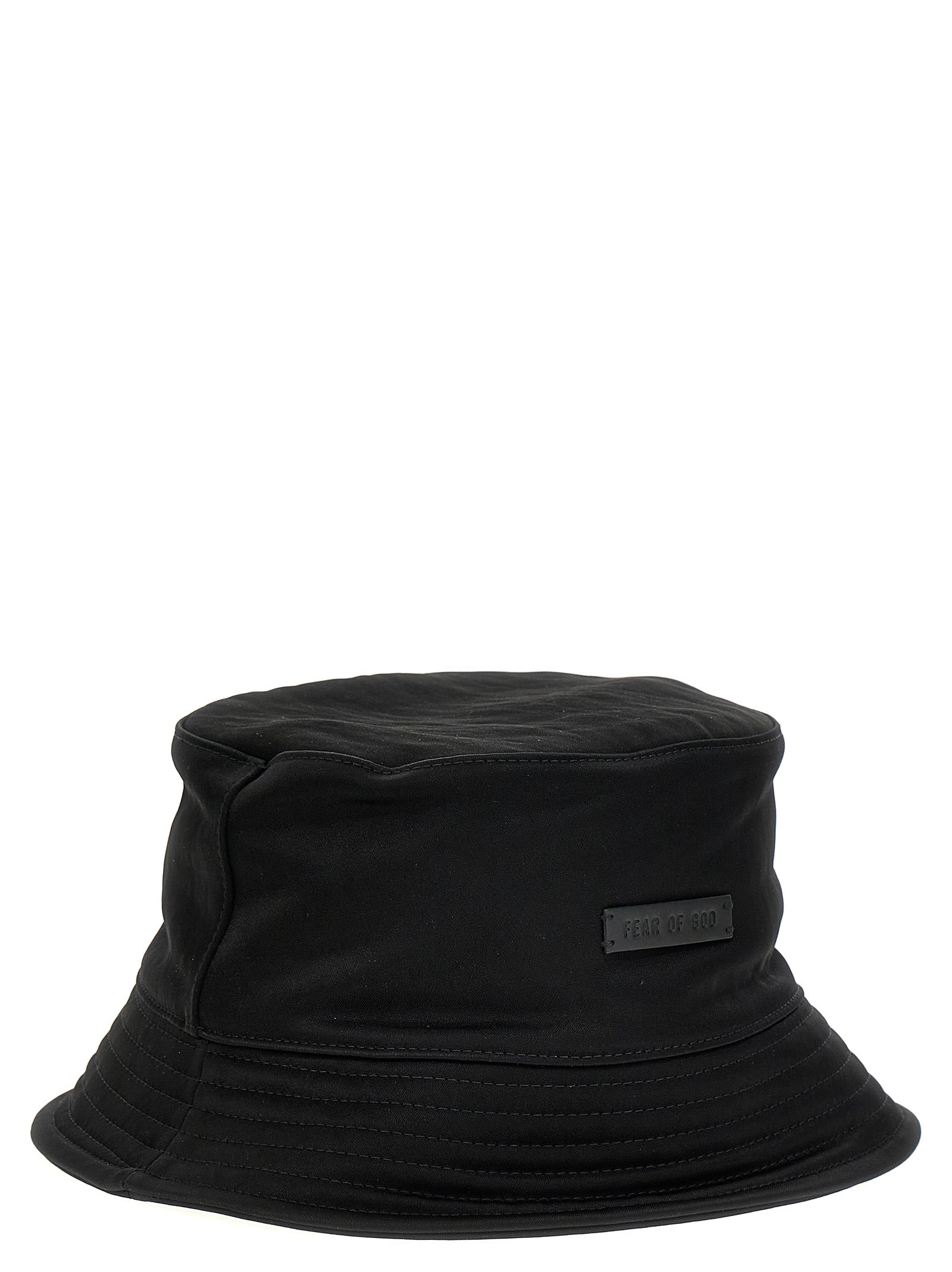 Fear Of God Black Polyamide Bucket Hat Fear Of God