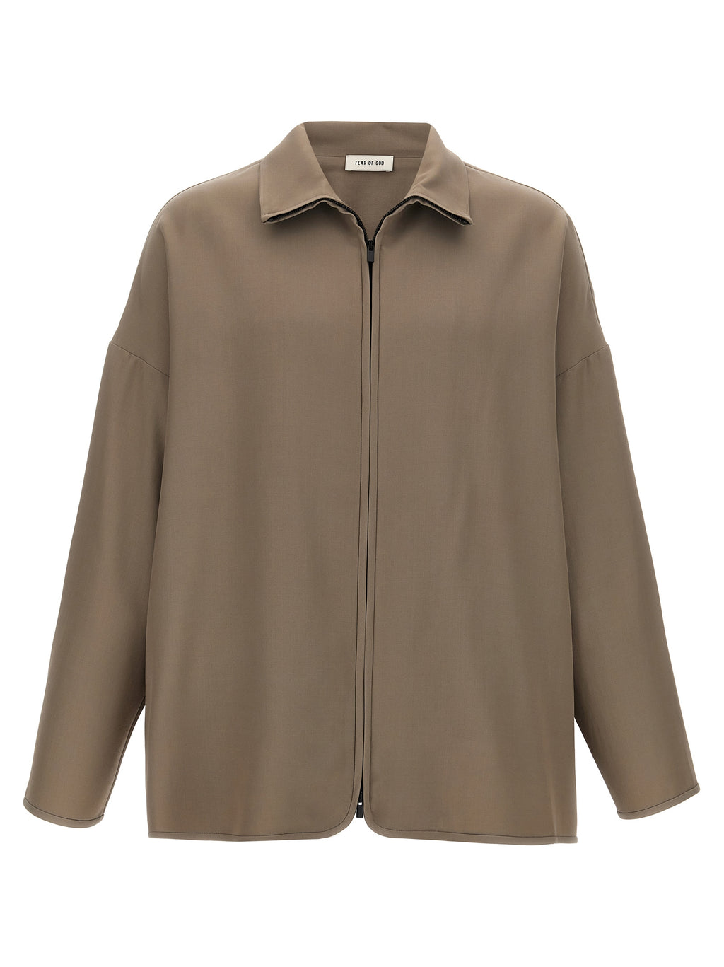 Fear Of God Beige Virgin Wool Full-Length Jacket Fear Of God