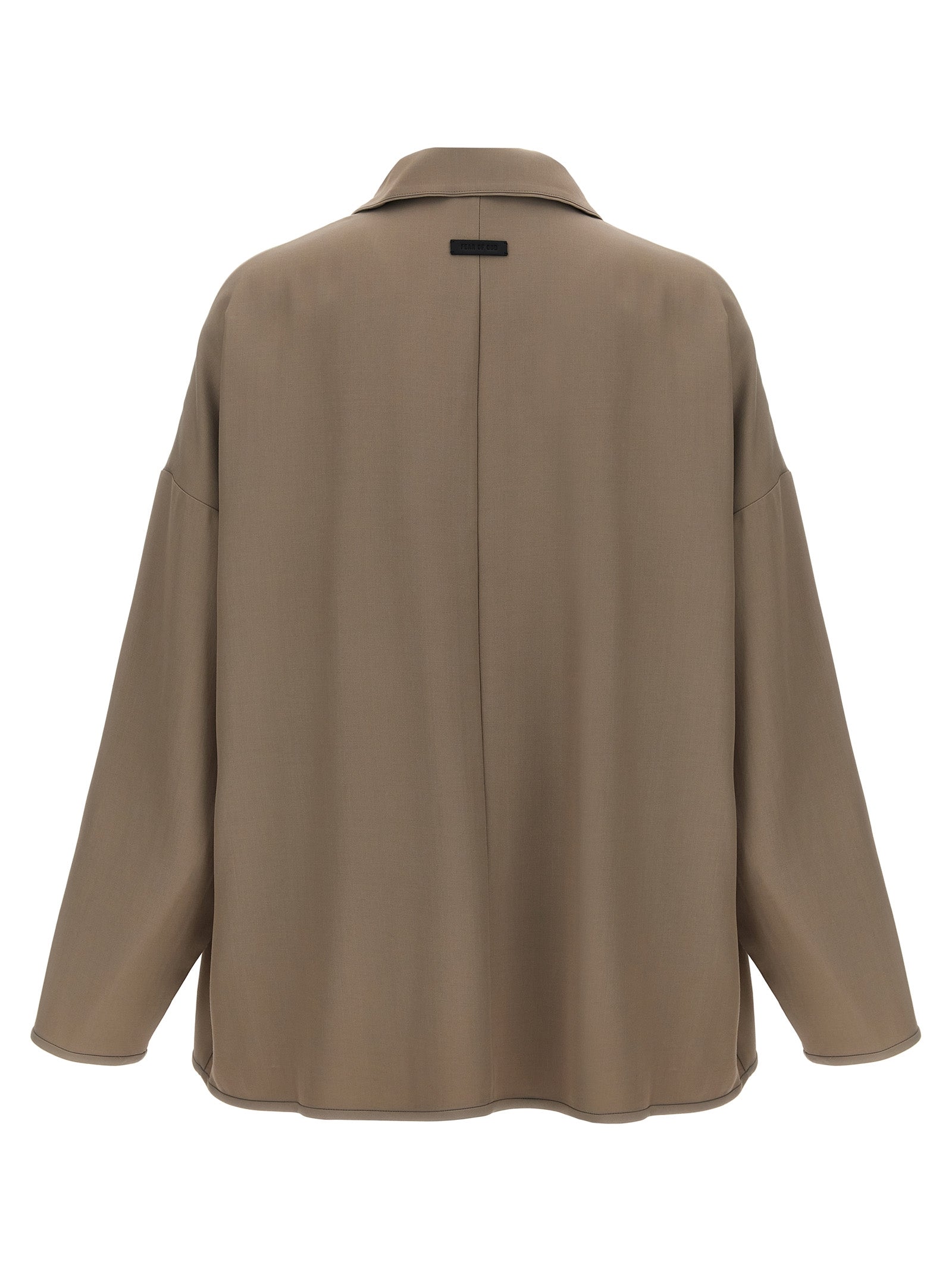 Fear Of God Beige Virgin Wool Full-Length Jacket Fear Of God