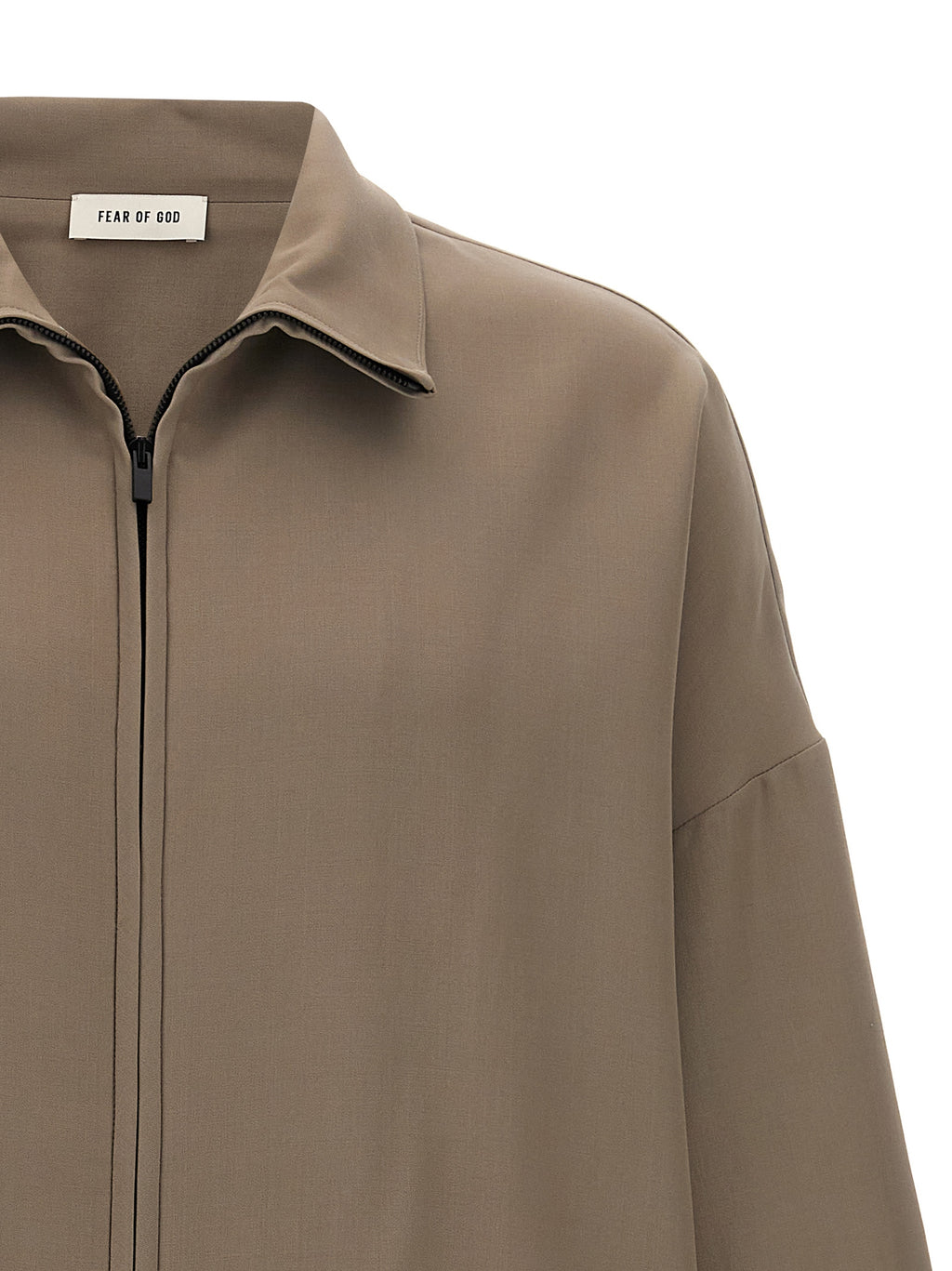 Fear Of God Beige Virgin Wool Full-Length Jacket Fear Of God