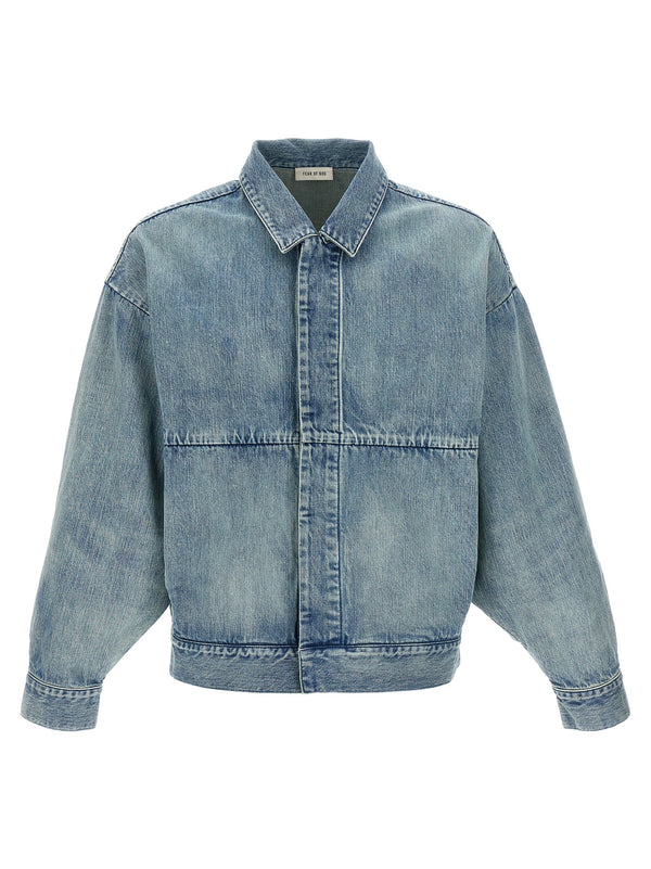 Fear Of God Blue Cotton Denim Jacket Fear Of God