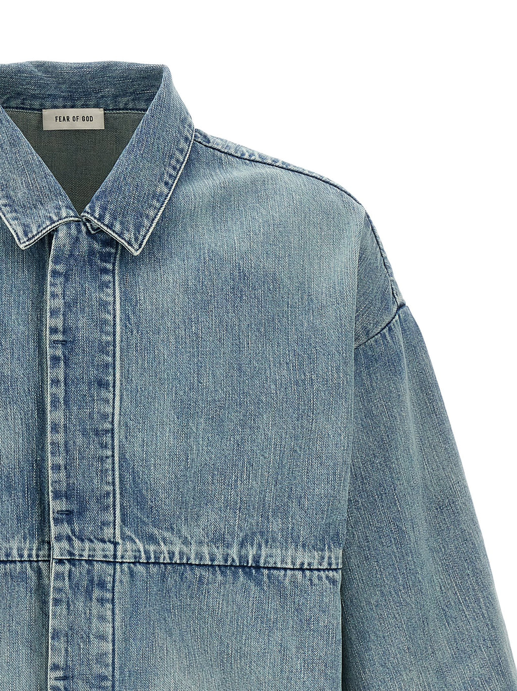Fear Of God Blue Cotton Denim Jacket Fear Of God