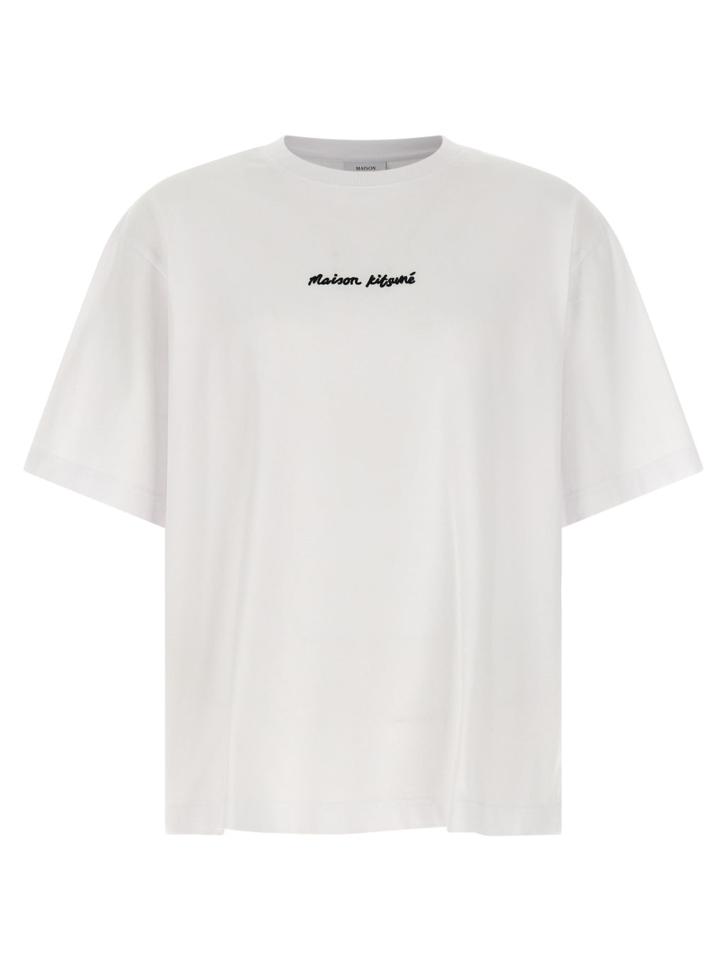Maison Kitsuné White Cotton T-Shirt Maison Kitsuné
