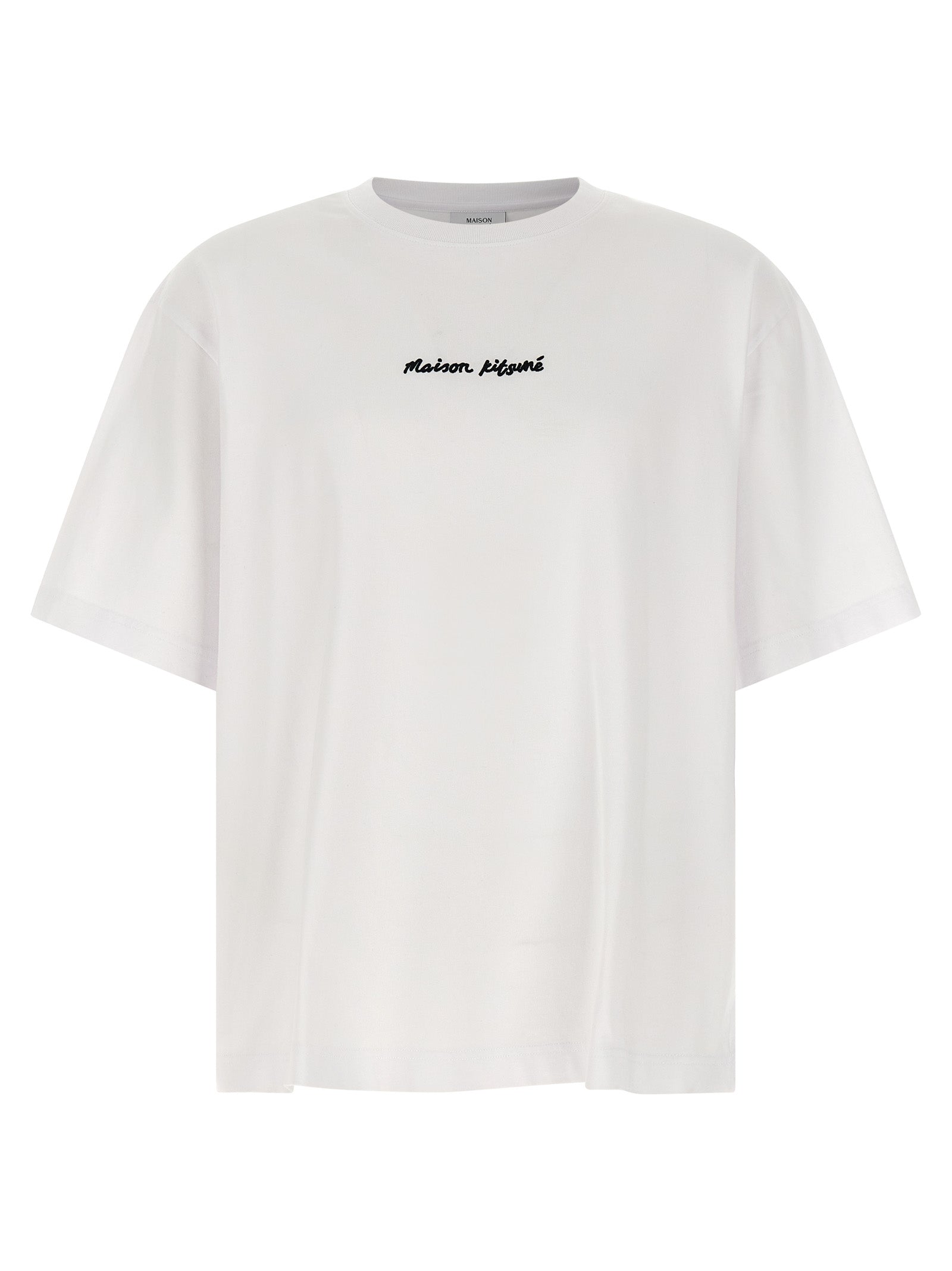 Maison Kitsuné White Cotton T-Shirt Maison Kitsuné