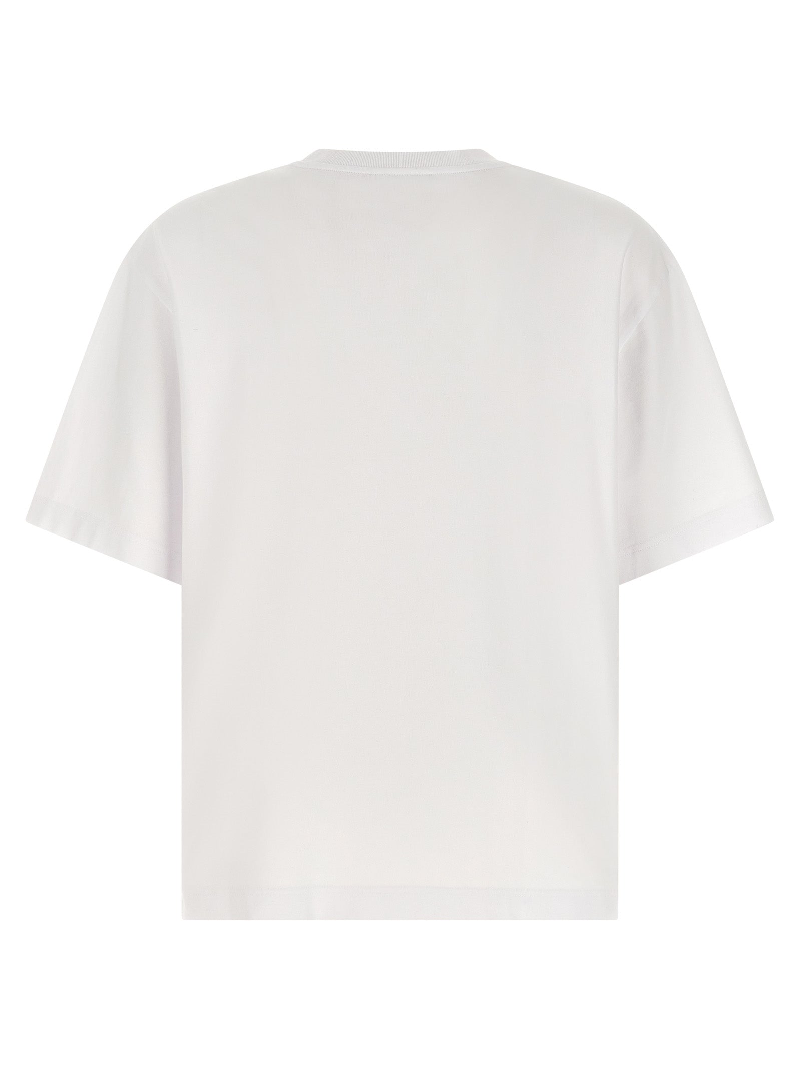 Maison Kitsuné White Cotton T-Shirt Maison Kitsuné