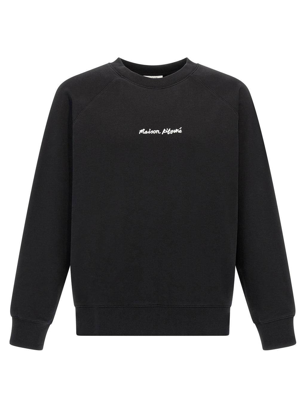 Maison Kitsuné Black Cotton Sweatshirt Maison Kitsuné