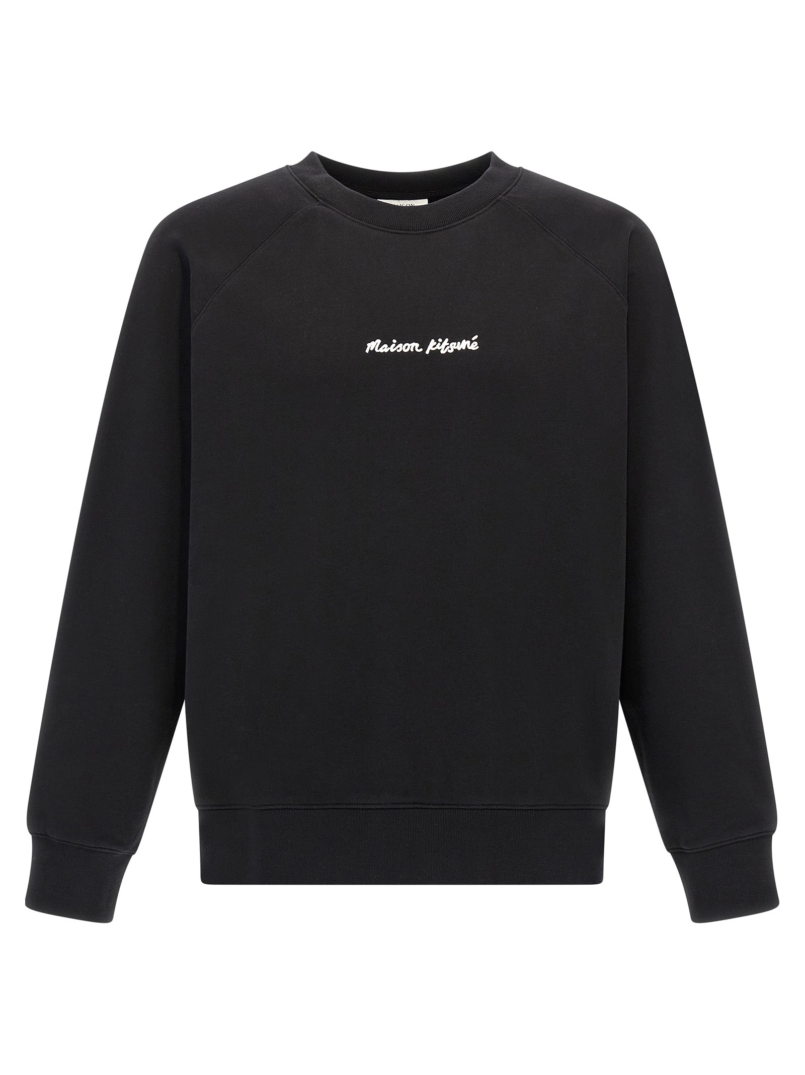 Maison Kitsuné Black Cotton Sweatshirt Maison Kitsuné