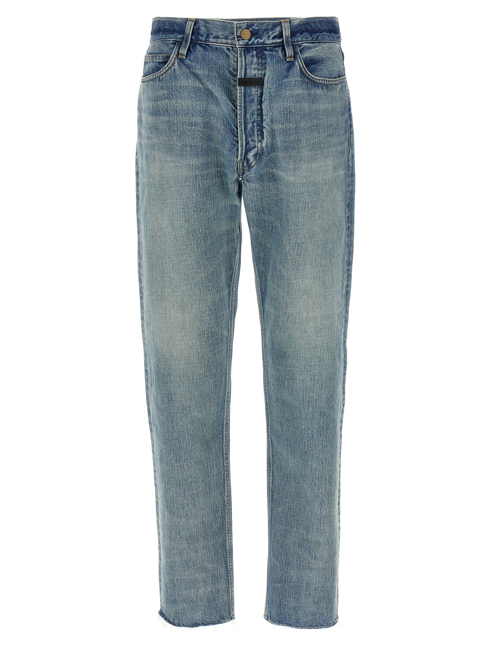 Fear Of God Blue Cotton Straight-Leg Jeans Fear Of God